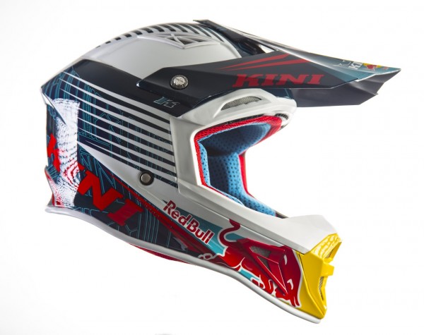 KINI Red Bull Competition Helm Navy/Weiss