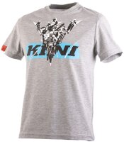 KINI Red Bull Punk Tee - Heather Grey/Blue -