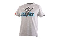 KINI Red Bull Punk Tee - Heather Grey/Blue -