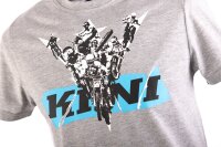 KINI Red Bull Punk Tee - Heather Grey/Blue -