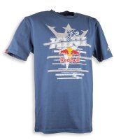 KINI Red Bull Steps Tee Blue Größe Large